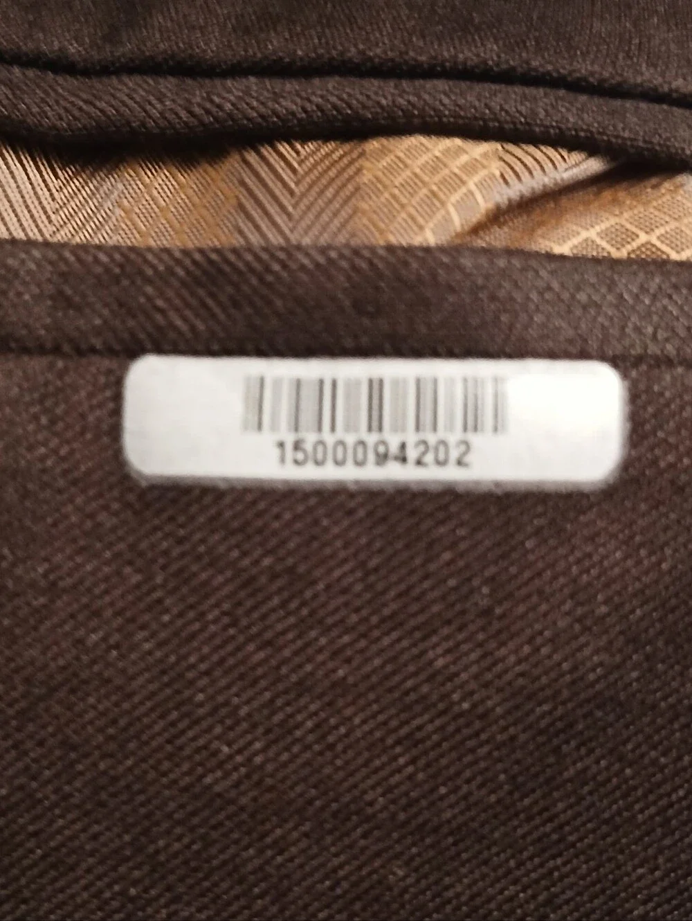 Steve Harvey Tv Collection Men's 42L Brown Single-Breasted Suit Jacket. FF#474